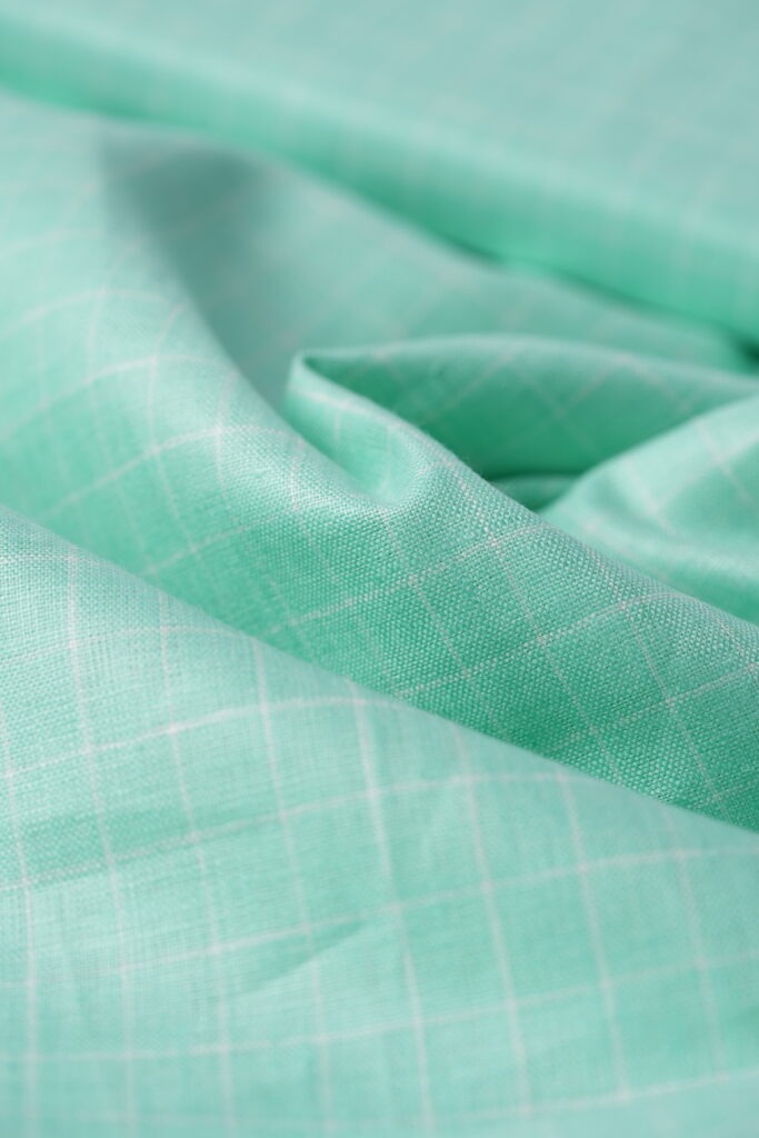 light green linen fabric