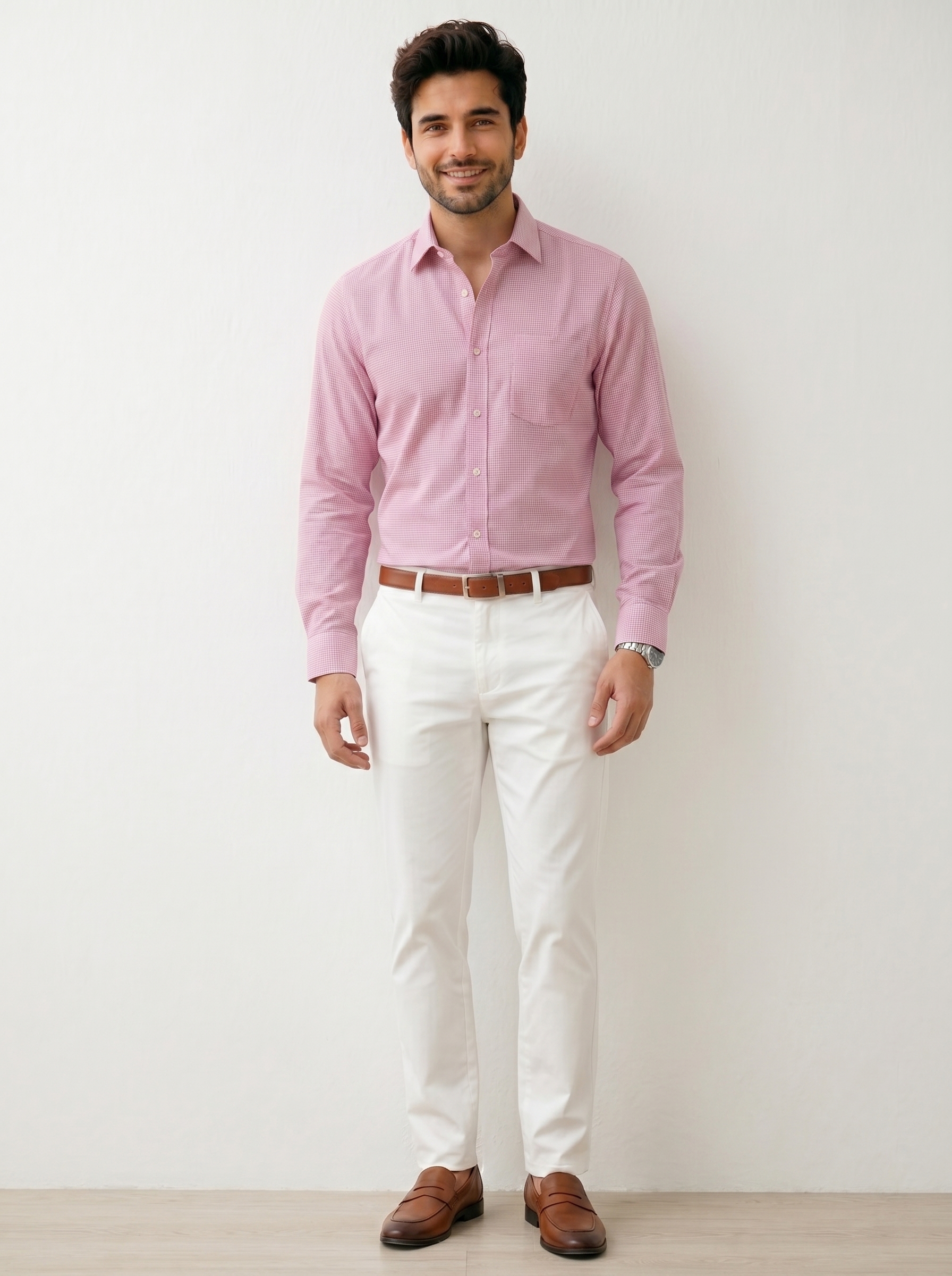 The Crimson Textured Signature Shirt - Image 2