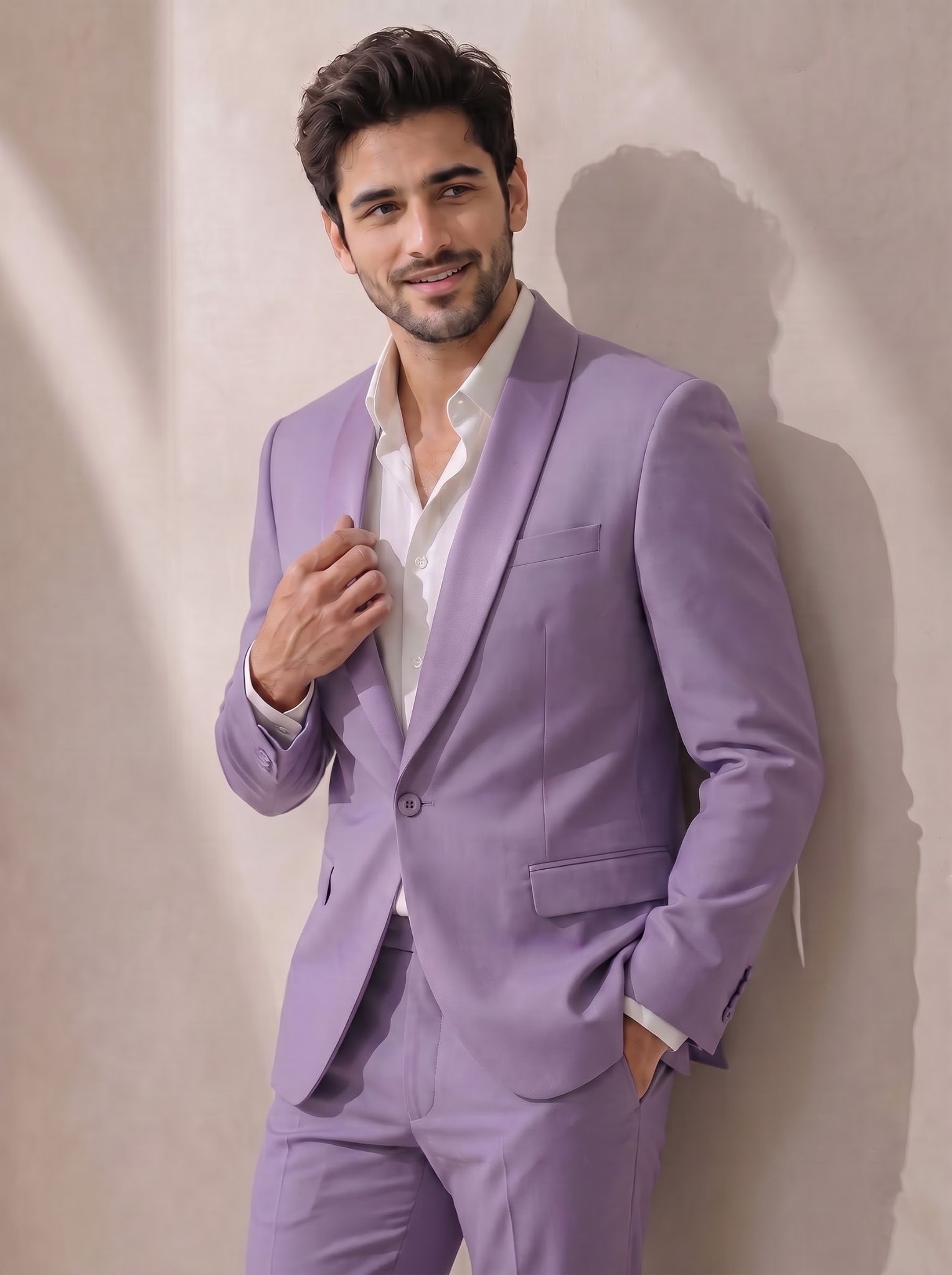 The Rose Shade Two-Piece Tuxedo - Image 2