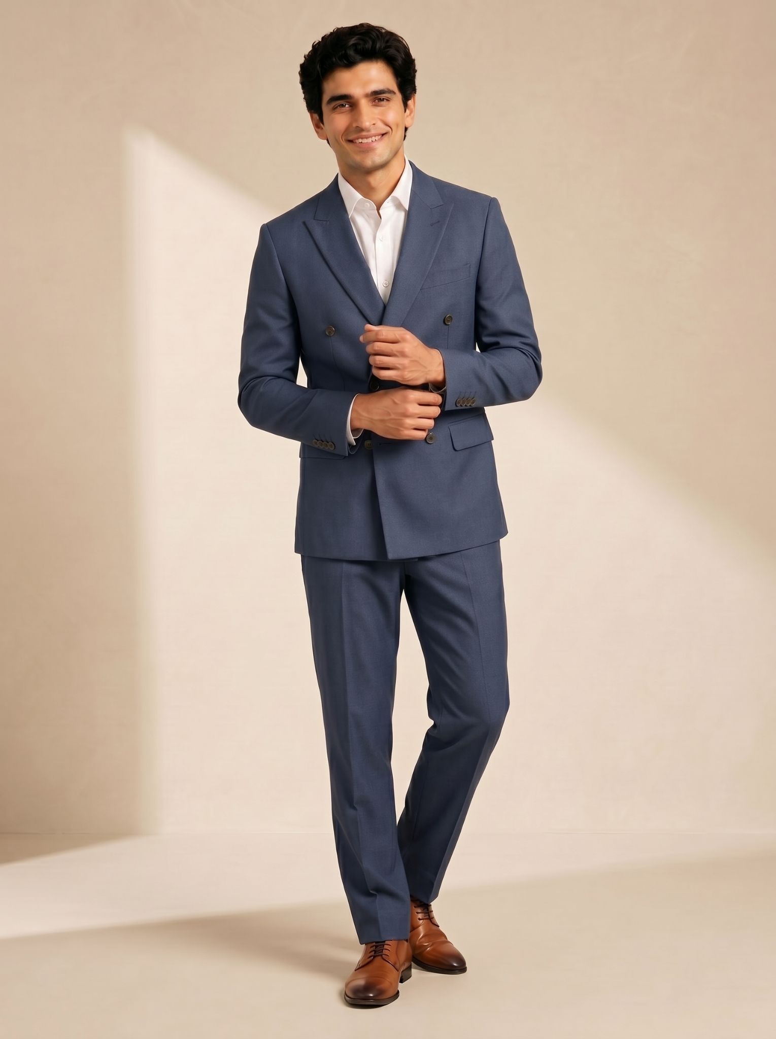 The Midnight Navy Classic Two-Piece Suit - Image 2